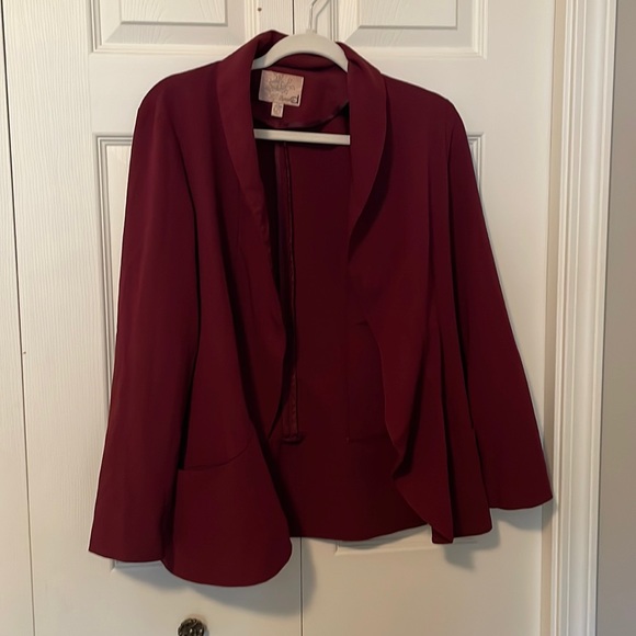 Maroon blazer from Dynamite Clothing - Picture 1 of 3